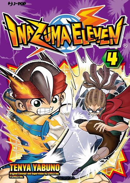 Inazuma eleven. Vol. 4 - Tenya Yabuno,Level-5 - copertina