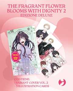 Libro The fragrant flower blooms with dignity. Ediz. deluxe. Con set di cartoline. Vol. 2 Saka Mikami