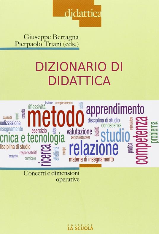 Dizionario di didattica. Concetti e dimensioni operative - copertina