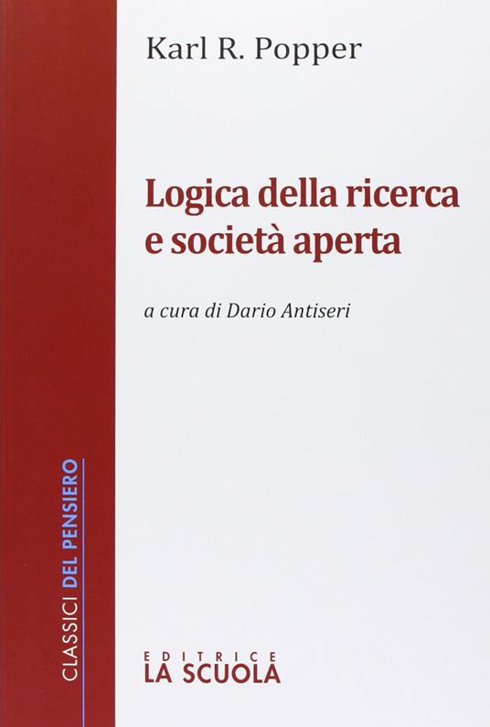 Logica della ricerca e società aperta - Karl R. Popper - copertina