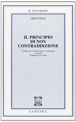 Il principio di non contraddizione - Aristotele - copertina