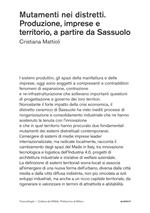 Mutamenti nei distretti. Produzione, imprese e territorio, a partire da Sassuolo