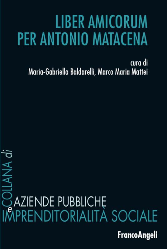 Liber amicorum per Antonio Matacena - copertina