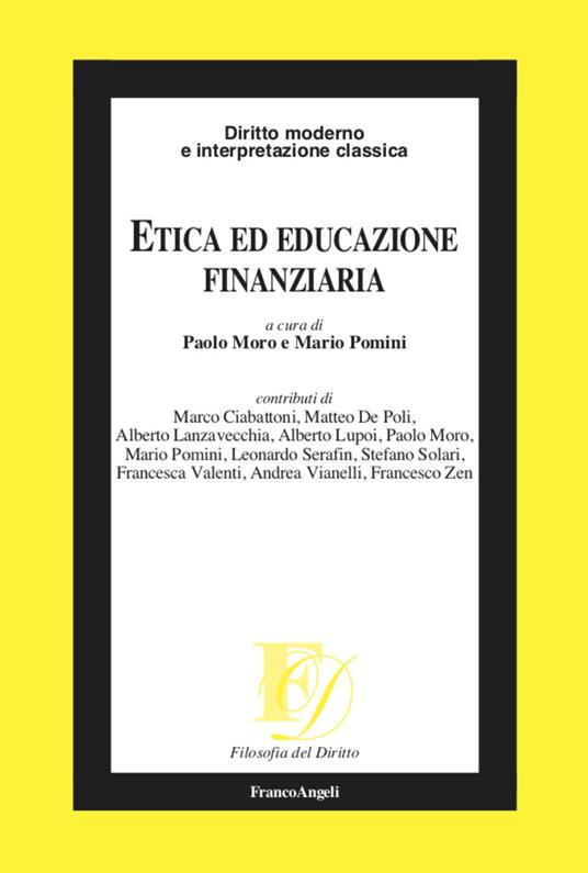 Etica ed educazione finanziaria - copertina