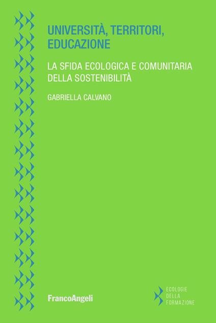 Università, territori, educazione. La sfida ecologica e comunitaria della sostenibilità - Gabriella Calvano - copertina