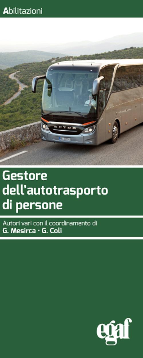 Gestore dell'autotrasporto di persone - copertina