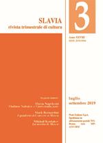 Slavia. Rivista trimestrale di cultura (2019). Vol. 3