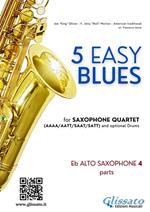 5 Easy Blues for Alto Saxophone Quartet (ALTO 4)