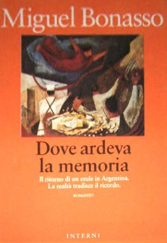 Dove ardeva la memoria - Miguel Bonasso - copertina