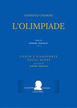 L' Olimpiade. Canto e pianoforte. Vocal score. Spartito