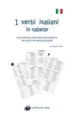 I verbi italiani in tabelle. I 100 verbi più usati nella conversazione nei modi e nei tempi principali