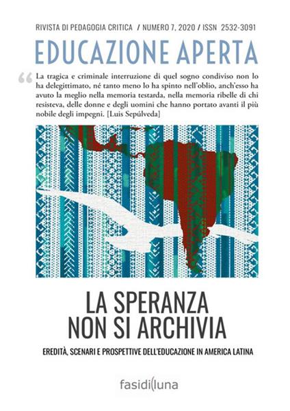 Educazione aperta. Rivista di pedagogia critica (2020). Vol. 7 - copertina