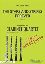 The stars and stripes forever. Clarinet quartet score & parts. Partitura e parti