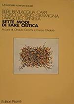 Sette modi di fare critica
