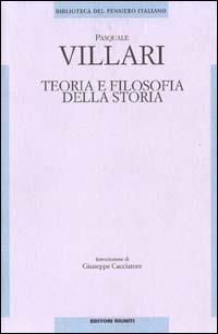 Teoria e filosofia della storia - Pasquale Villari - copertina