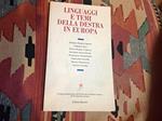Linguaggi e temi della destra in Europa