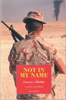 Not in my name. Guerra e diritto - copertina