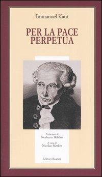 Per la pace perpetua - Immanuel Kant - copertina
