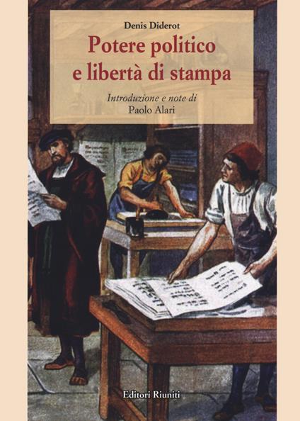 Potere politico e libertà di stampa - Denis Diderot - copertina