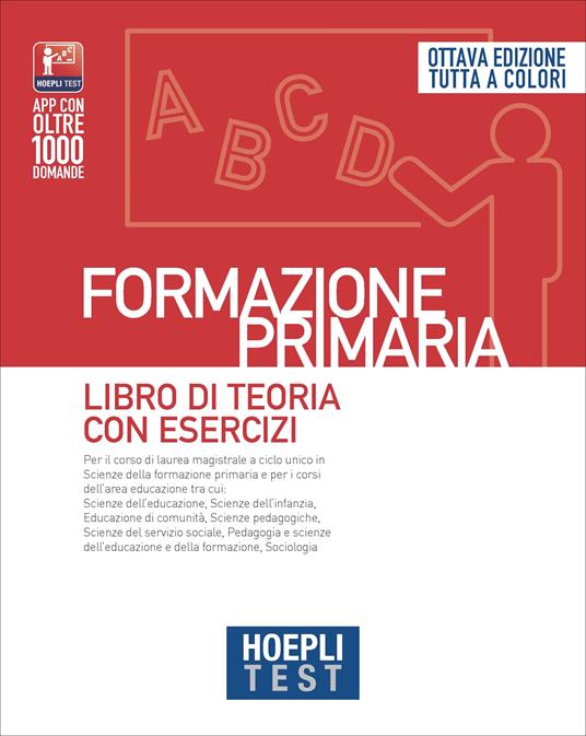 Hoepli test. Formazione primaria. Libro di teoria con esercizi. Nuova ediz. - copertina