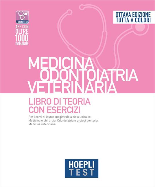 Hoepli test. Medicina odontoiatria veterinaria. Libro di teoria con esercizi - copertina
