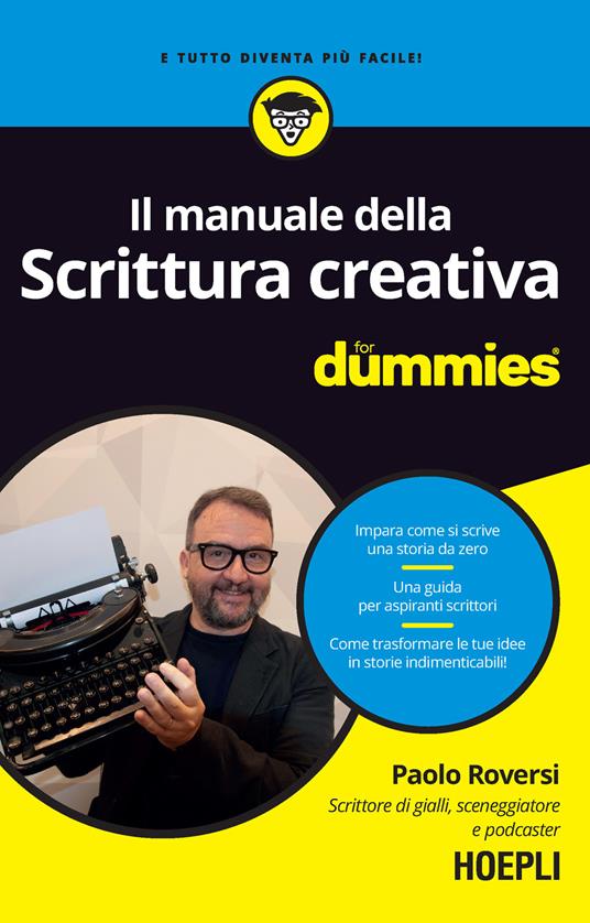 Scrittura creativa for dummies - Paolo Roversi - copertina