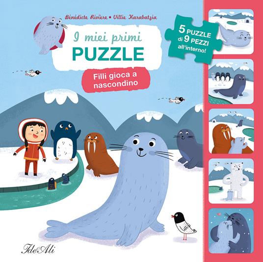 Filli gioca a nascondino. I miei primi puzzle - Bénédicte Rivière,Villie Karabatzia - copertina