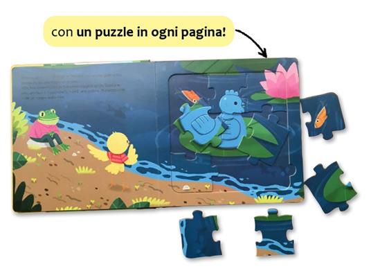 La passeggiata di Gastone. I miei primi puzzle. Ediz. a colori - Emmanuelle Cabrol,Romain Mennetrier - 2