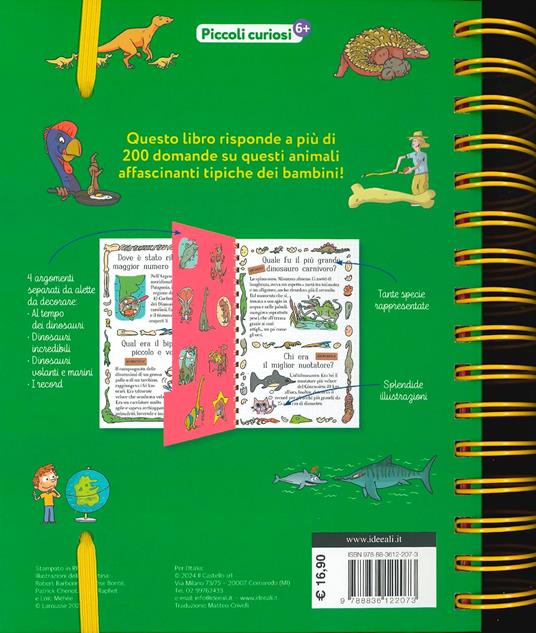 I dinosauri! Piccoli curiosi. Ediz. a colori - Sabine Jourdain - 2