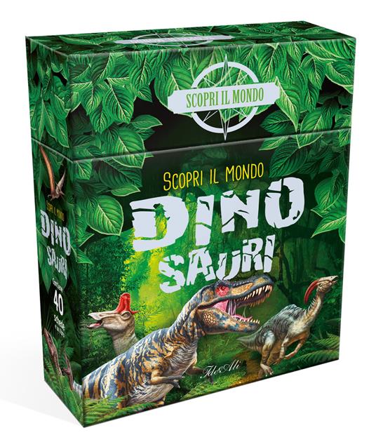 Dinosauri. Scopri il mondo. Ediz. a colori. Con Gioco - copertina