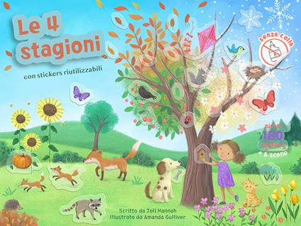 Le 4 stagioni. Con adesivi. Ediz. a colori - Joli Hannah - copertina