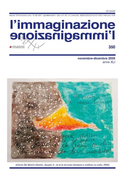 L'immaginazione (2025). Vol. 350: Novembre-Dicembre - copertina
