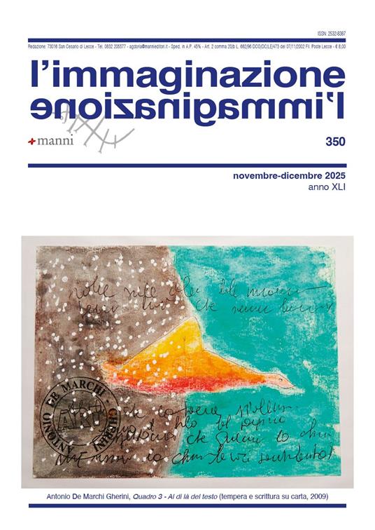 L'immaginazione (2025). Vol. 350: Novembre-Dicembre - copertina
