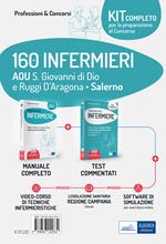 Kit completo per la preparazione al concorso 160 infermieri AOU S. Giovanni di Dio e Ruggi D'Aragona - Salerno. Con e-book. Con software di simulazione. Con Video