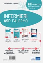 Kit completo per la preparazione al concorso infermieri ASP Palermo. Il manuale dei concorsi per infermiere- I test dei concorsi per infermiere-La prova di inglese per tutti i concorsi-La prova di informatica per tutti i concorsi. Con e-book. Con software di simulazione. Con videocorso