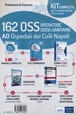 Kit concorso 162 OSS AO ospedali Colli Napoli. Con e-book. Con software di simulazione. Con videocorso