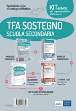 Kit base specializzazione sostegno didattico scuola secondaria. Eserciziari + Manuale + Software + Glossario. Con espansione online. Con software di simulazione