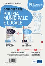 Kit per i concorsi in polizia municipale e locale. Manuale e test. Con software di simulazione. Con video-corso di logica