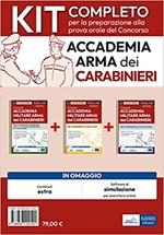 Kit completo per prova orale Concorso Accademia Arma Carabinieri. Con software di simulazione
