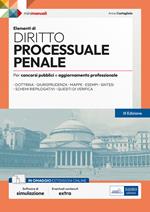 Elementi di diritto processuale penale. Per concorsi pubblici e aggiornamento professionale. Con software di simulazione