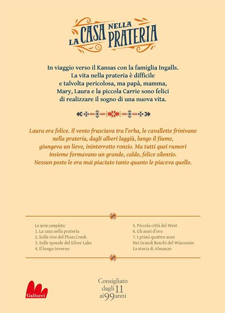 La casa nella prateria. Nuova ediz.. Vol. 1 - Laura Ingalls Wilder - 2