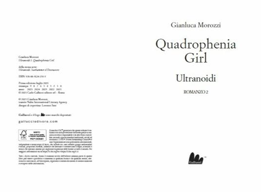 Quadrophenia girl. Ultranoidi - Gianluca Morozzi - 2