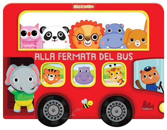 Alla fermata del bus. Sali a bordo. Ediz. a colori - Rachael McLean - copertina