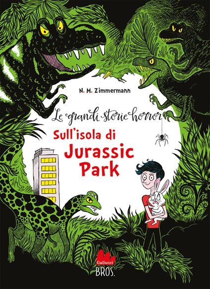 Le grandi storie horror. Nuova ediz.. Vol. 3: Sull'isola di Jurassic Park - Naïma Murail Zimmermann - copertina