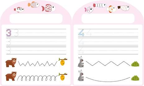 Imparo a scrivere i numeri. Ediz. a colori. Con pennarello cancellabile - 2