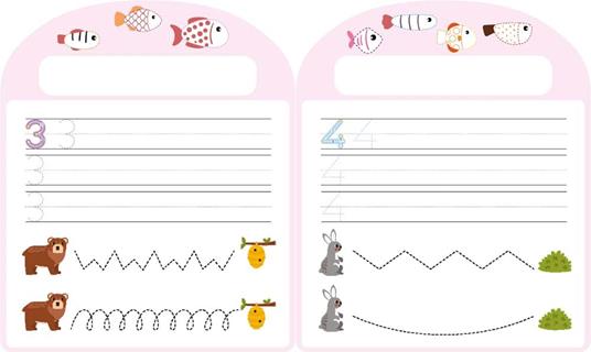 Imparo a scrivere i numeri. Ediz. a colori. Con pennarello cancellabile - 2