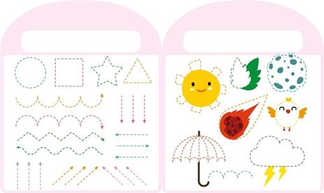 Imparo a disegnare le forme. Ediz. a colori. Con pennarello cancellabile - 2