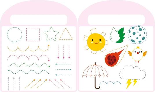 Imparo a disegnare le forme. Ediz. a colori. Con pennarello cancellabile - 2