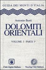 Dolomiti orientali. Vol. 1\1