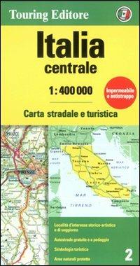 Italia centrale 1:400.000. Carta stradale e turistica - copertina